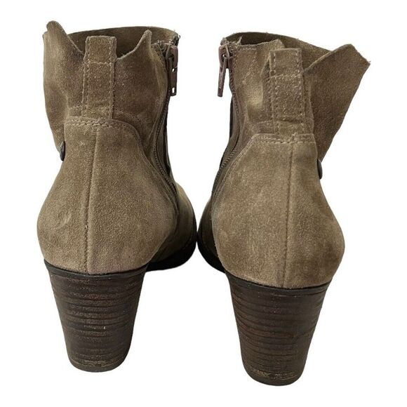 Paul Green Womens Size UK 6 US 8.5 Taupe Suede Ankle Boot Bootie - Picture 6 of 8